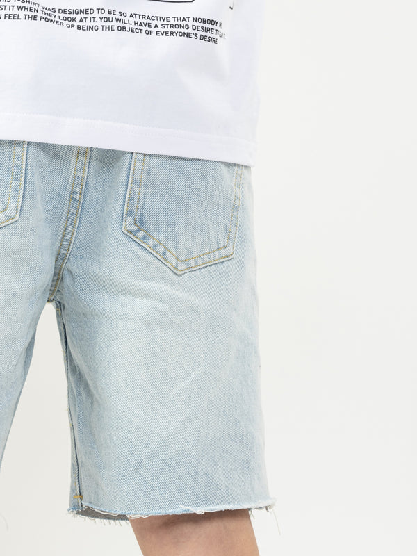 JEANS BERMUDA Light Blue / 14