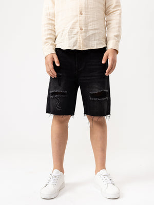 JEANS BERMUDA Black / 14