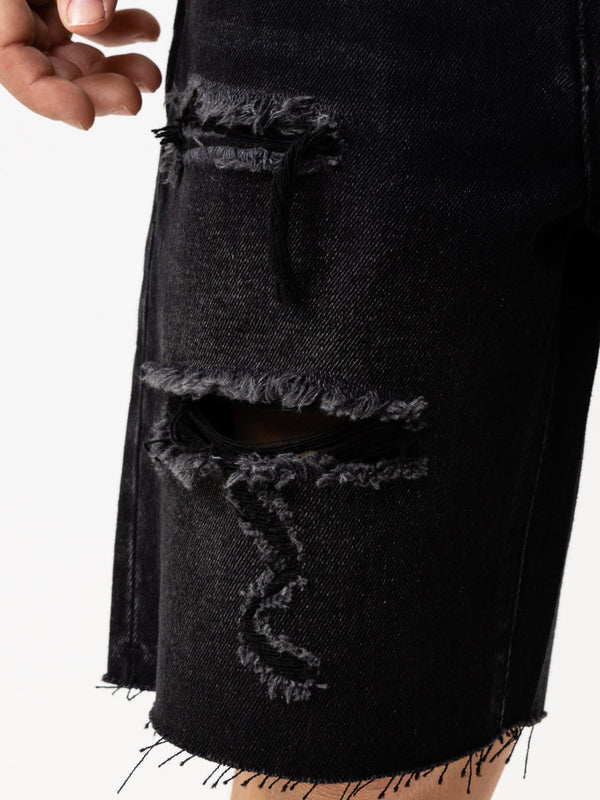 JEANS BERMUDA Black / 14