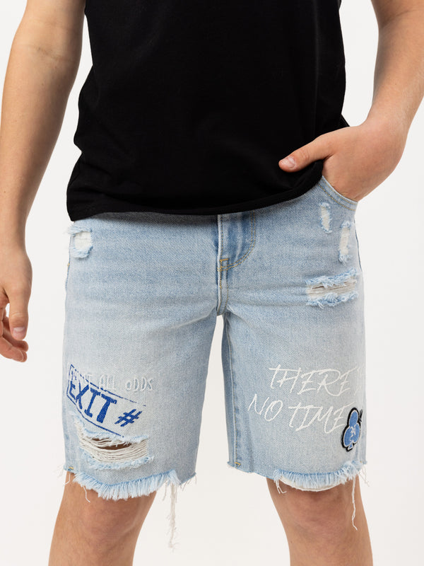 JEANS BERMUDA Light Blue / 14