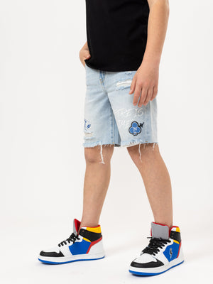 JEANS BERMUDA Light Blue / 14