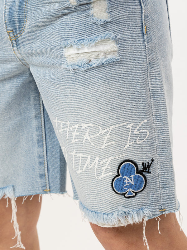 JEANS BERMUDA Light Blue / 14