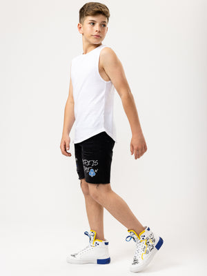 JEANS BERMUDA Black / 14