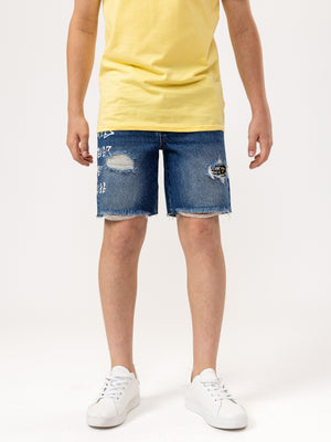 JEANS BERMUDA Blue / 14