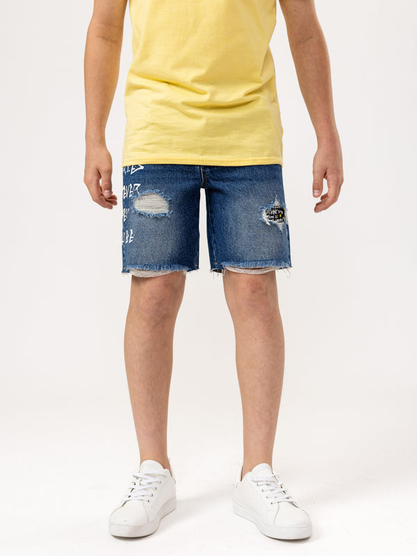 JEANS BERMUDA Blue / 14