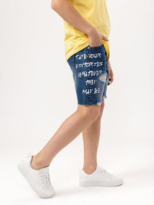 JEANS BERMUDA Blue / 14