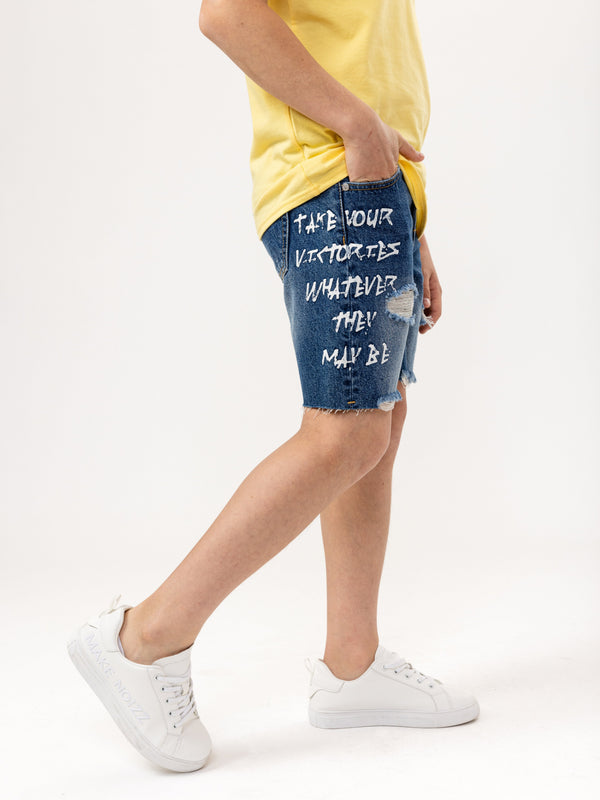 JEANS BERMUDA Blue / 14
