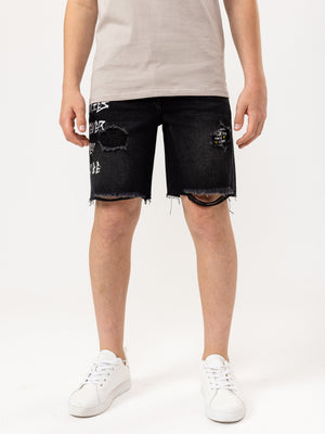 JEANS BERMUDA Black / 14