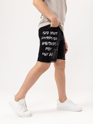 JEANS BERMUDA Black / 14