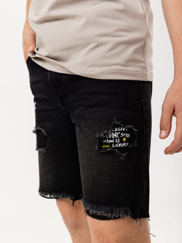 JEANS BERMUDA Black / 14