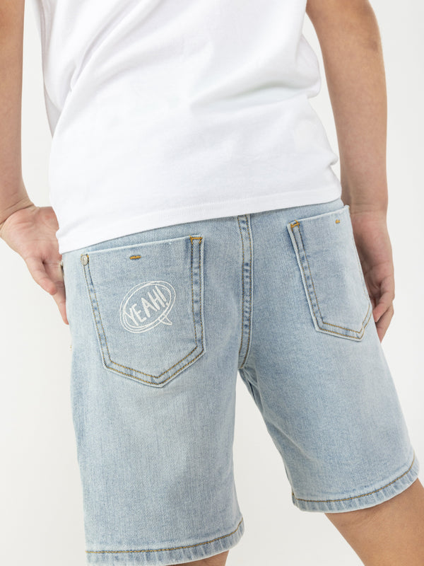 JEANS BERMUDA Light Blue / 14