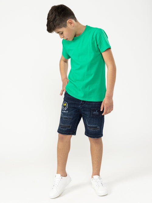 JEANS BERMUDA Dark Blue / 14