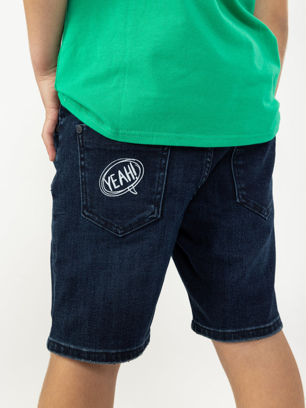 JEANS BERMUDA Dark Blue / 14