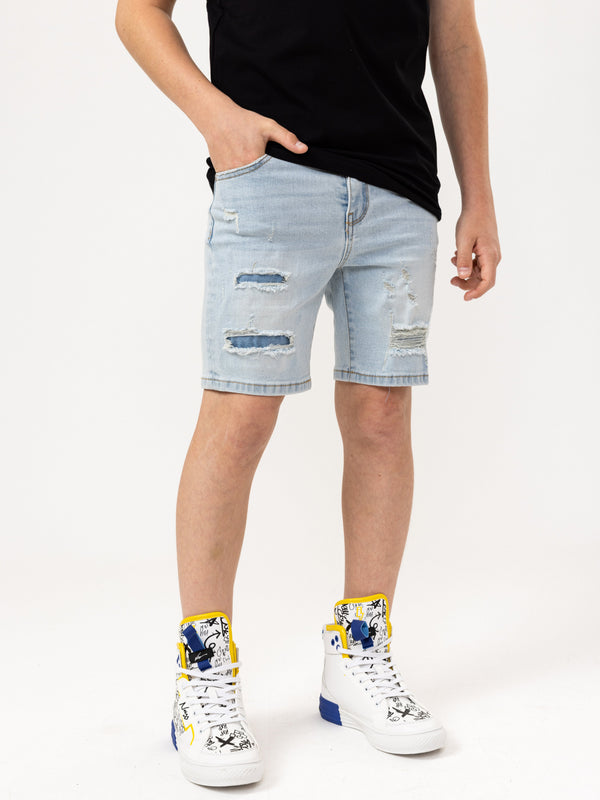 JEANS BERMUDA Light Blue / 14