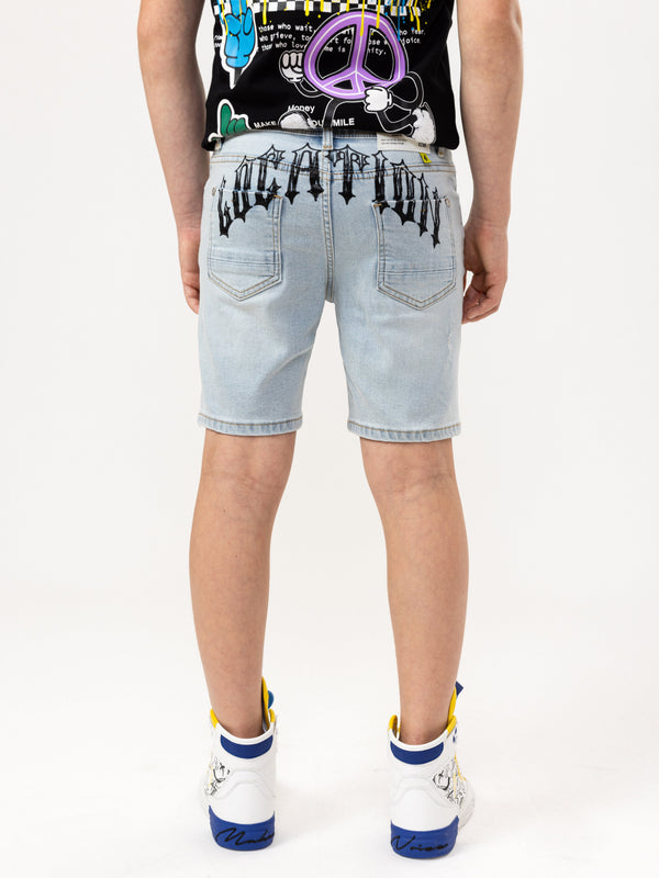 JEANS BERMUDA Light Blue / 14