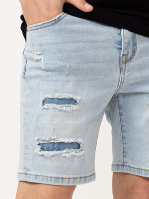JEANS BERMUDA Light Blue / 14