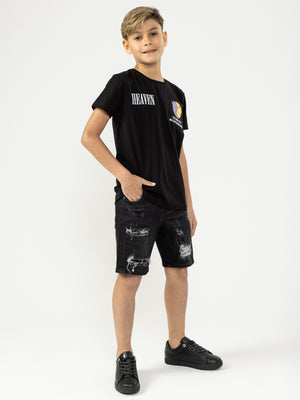 JEANS BERMUDA Black / 14