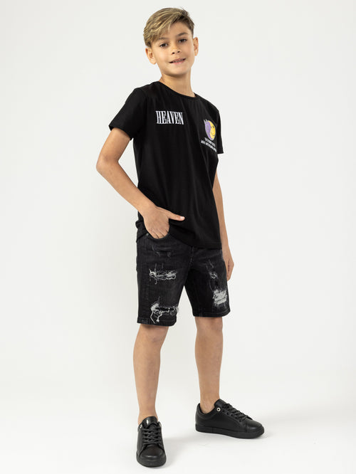 JEANS BERMUDA Black / 14