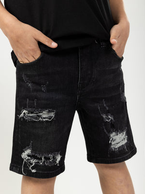 JEANS BERMUDA Black / 14