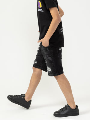 JEANS BERMUDA Black / 14