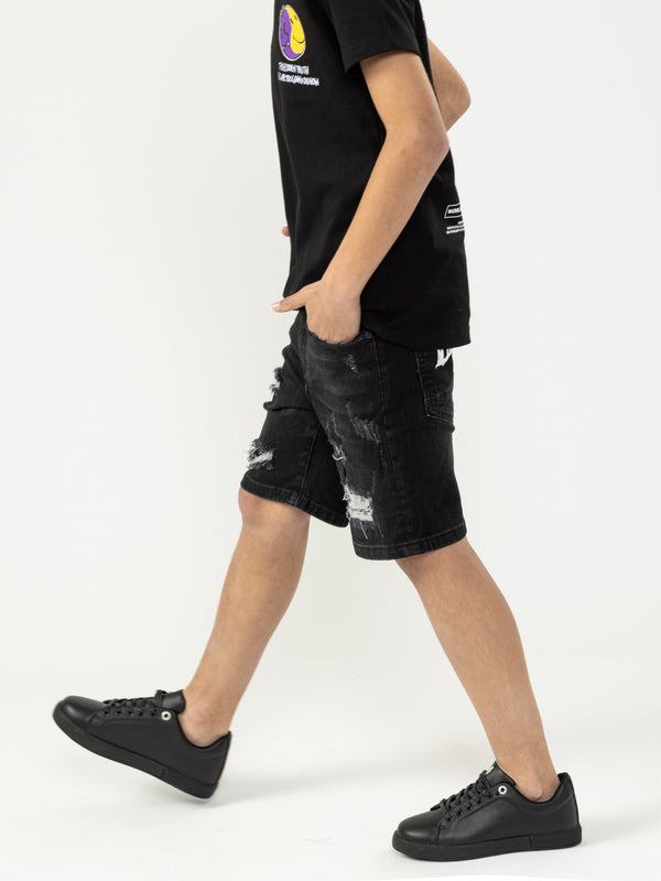 JEANS BERMUDA Black / 14