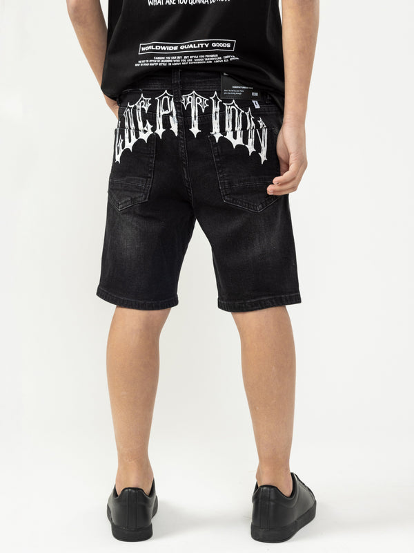 JEANS BERMUDA Black / 14