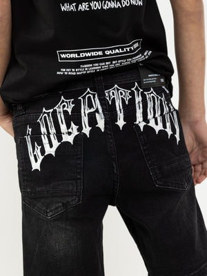 JEANS BERMUDA Black / 14