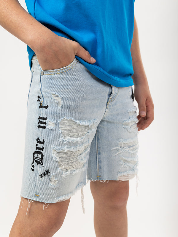 JEANS BERMUDA Light Blue / 14