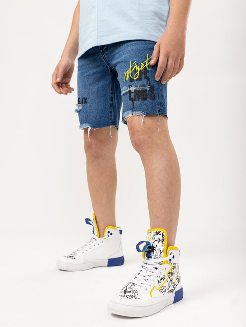JEANS BERMUDA Blue / 14