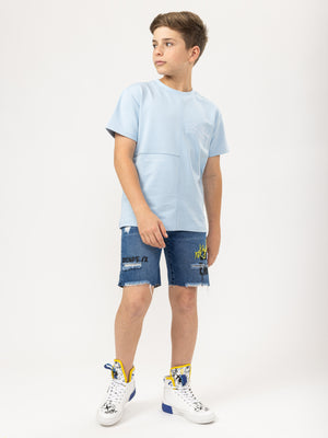 JEANS BERMUDA Blue / 14