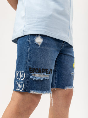 JEANS BERMUDA Blue / 14