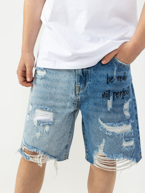 JEANS BERMUDA Blue / 14