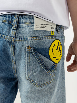 JEANS BERMUDA Blue / 14