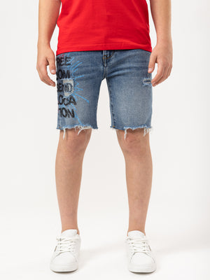 JEANS BERMUDA Blue / 14