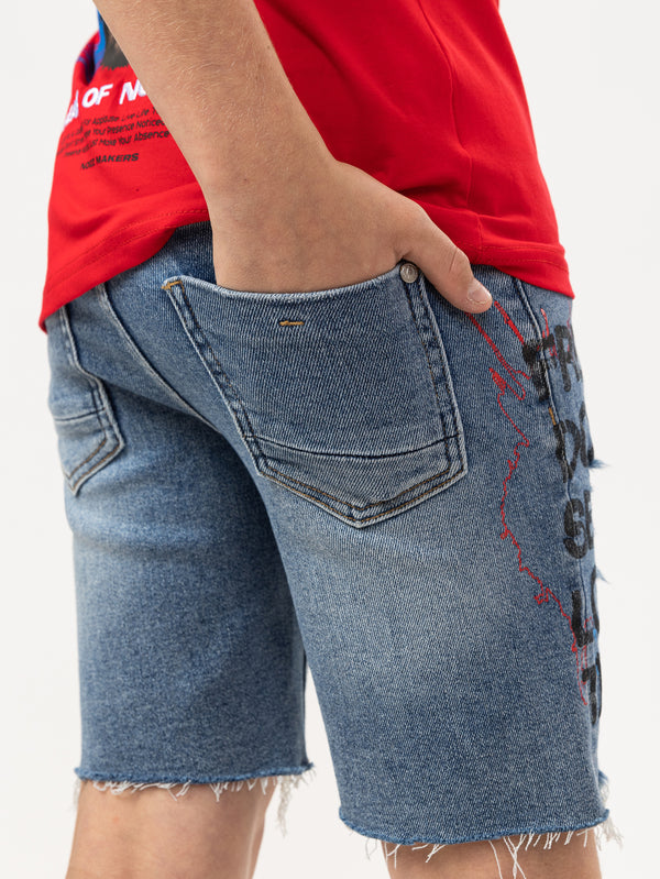 JEANS BERMUDA Blue / 14