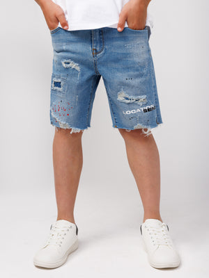 JEANS BERMUDA Blue / 14