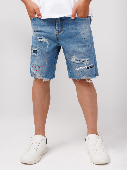 JEANS BERMUDA Blue / 14