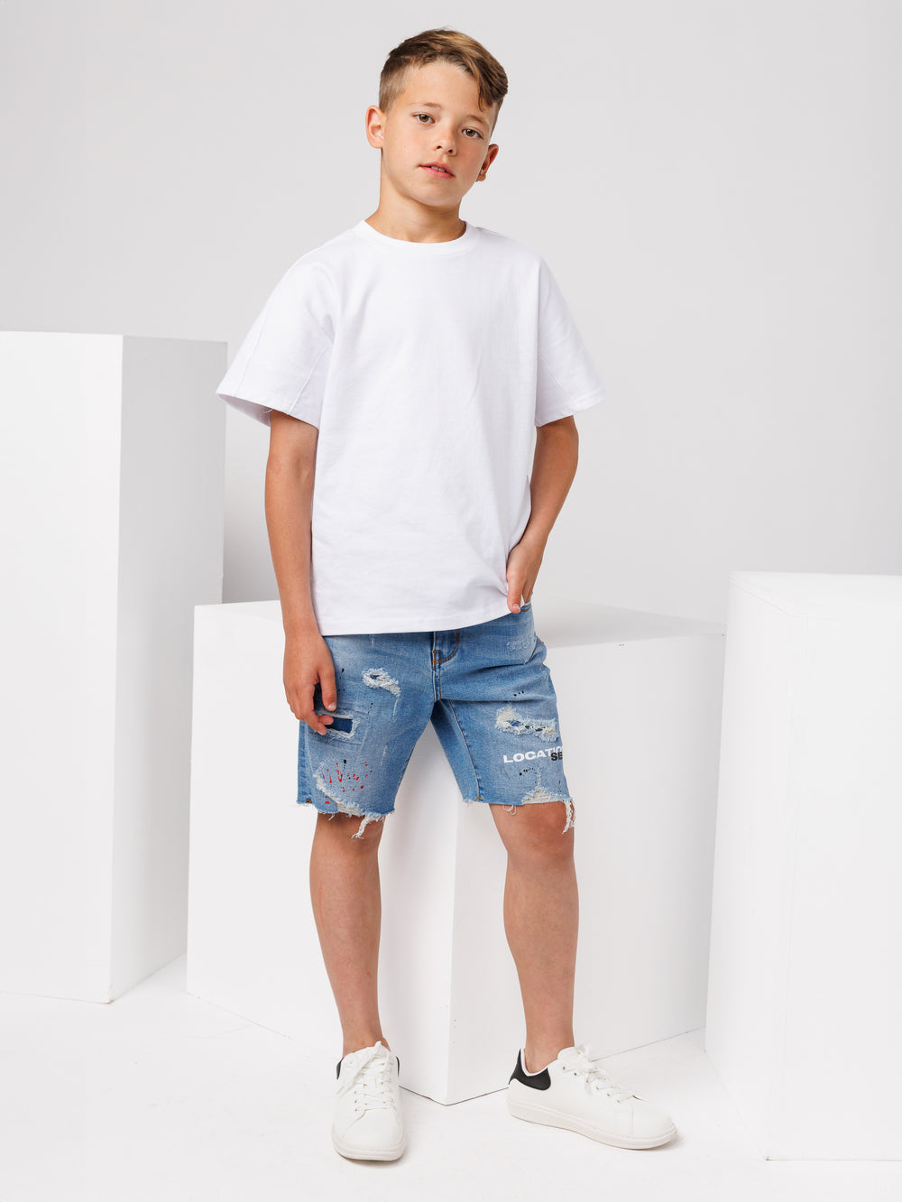 JEANS BERMUDA Blue / 14