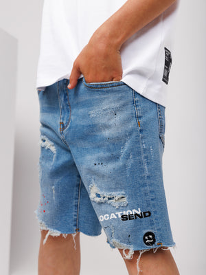 JEANS BERMUDA Blue / 14