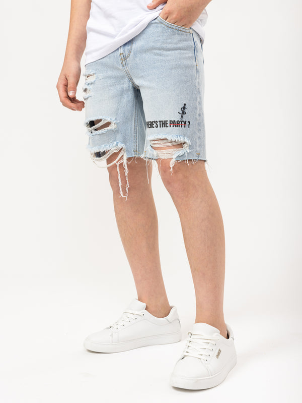 JEANS BERMUDA Light Blue / 14