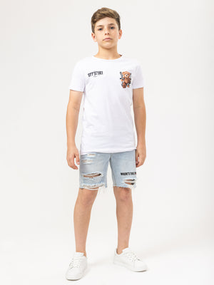 JEANS BERMUDA Light Blue / 14