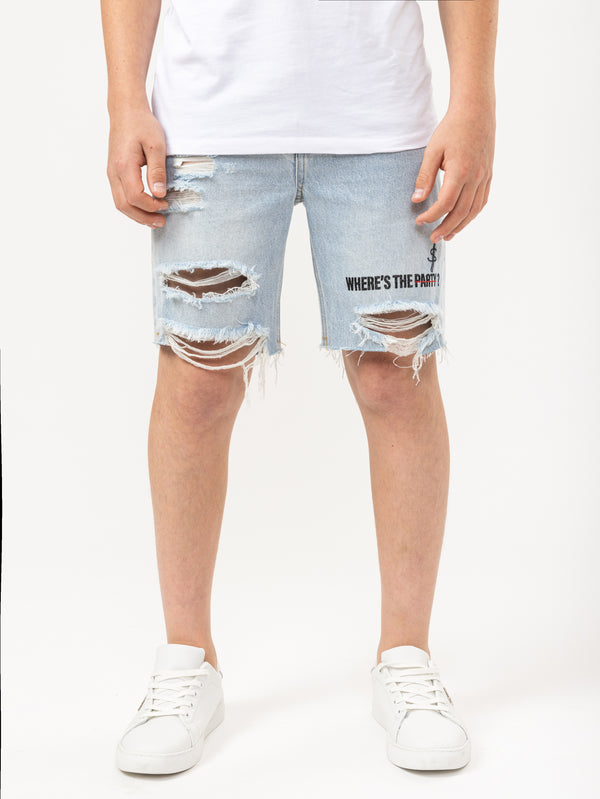 JEANS BERMUDA Light Blue / 14