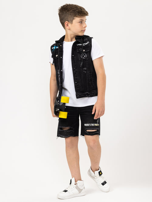 JEANS BERMUDA Black / 14