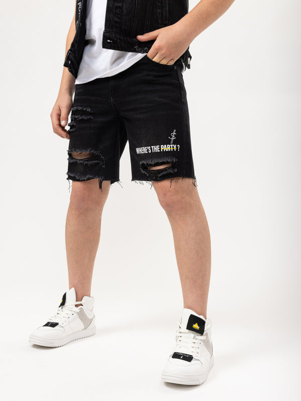 JEANS BERMUDA Black / 14
