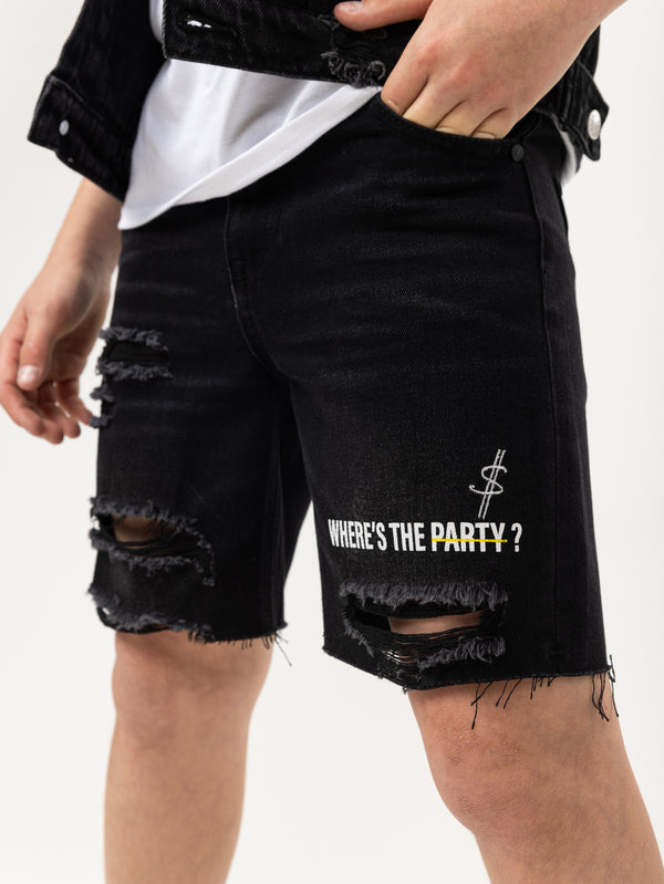 JEANS BERMUDA Black / 14