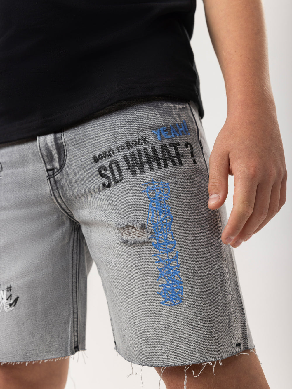 JEANS BERMUDA Gray / 14