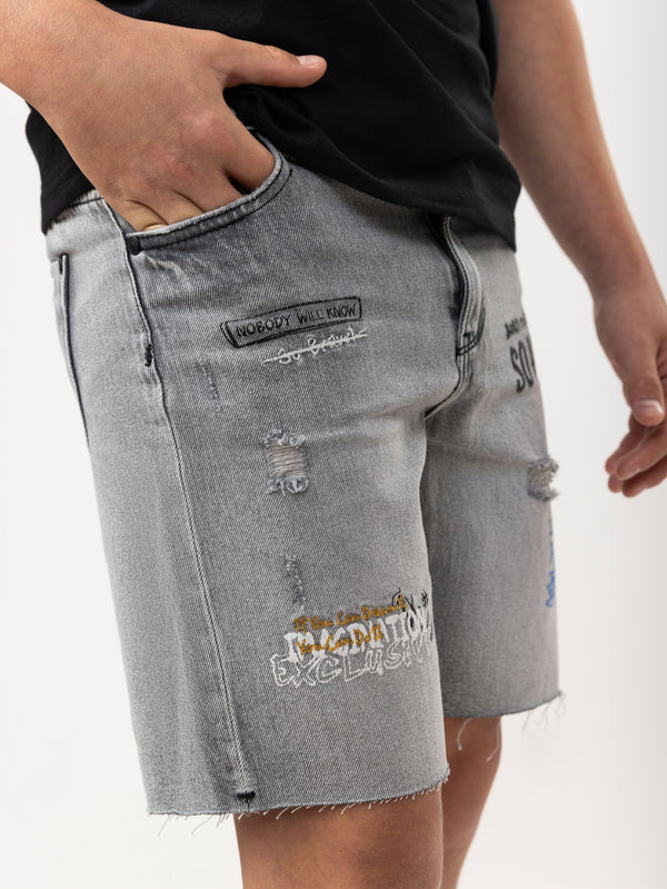 JEANS BERMUDA Gray / 14