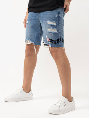 JEANS BERMUDA Blue / 14