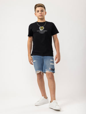 JEANS BERMUDA Blue / 14