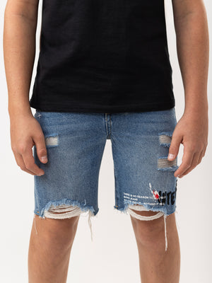 JEANS BERMUDA Blue / 14